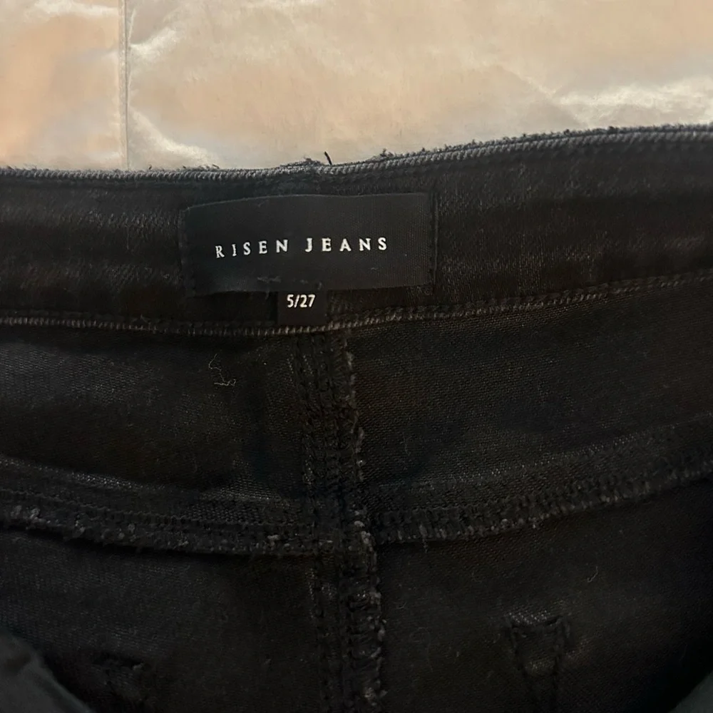 Risen Jeans High Rise Split Flare - Picture 6 of 6